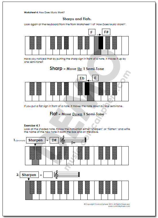 Conical Sphere Shop :: Music, CDs & Resources :: Theory Worksheet 5